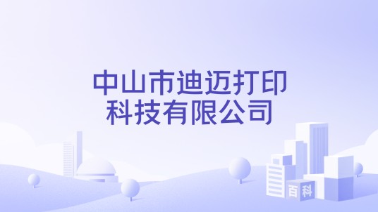 中山市迪迈打印科技有限公司