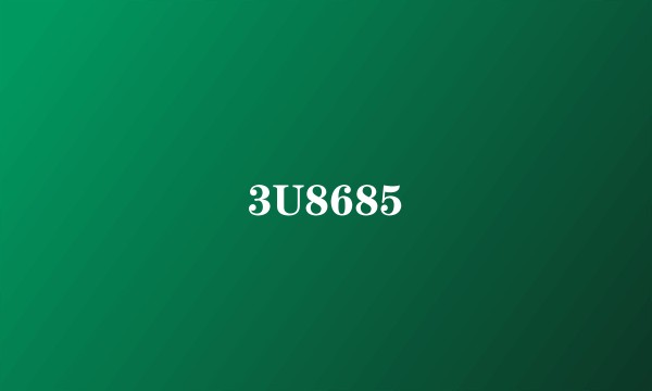 3U8685