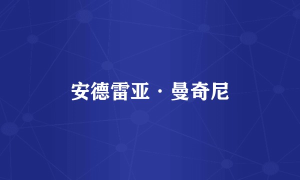 安德雷亚·曼奇尼