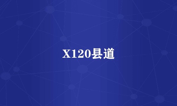 X120县道