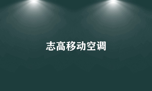 志高移动空调