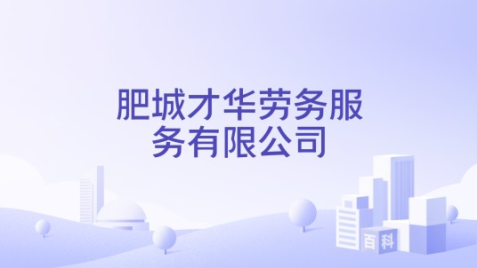 肥城才华劳务服务有限公司