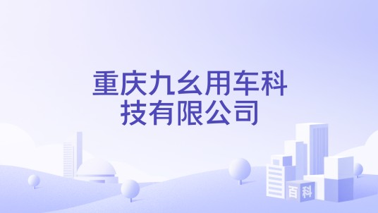 重庆九幺用车科技有限公司