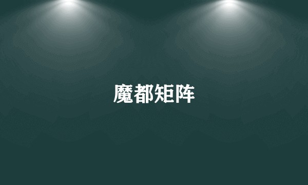 魔都矩阵