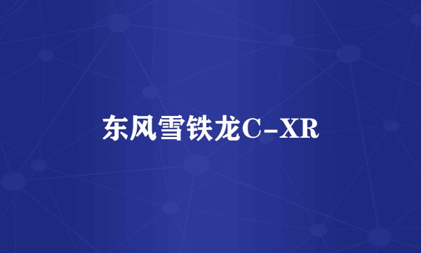 东风雪铁龙C-XR