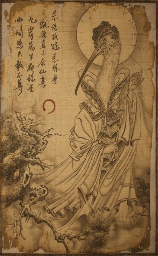鹤仙人（《黑神话：悟空》中掌管天庭炼丹事务的重要角色）