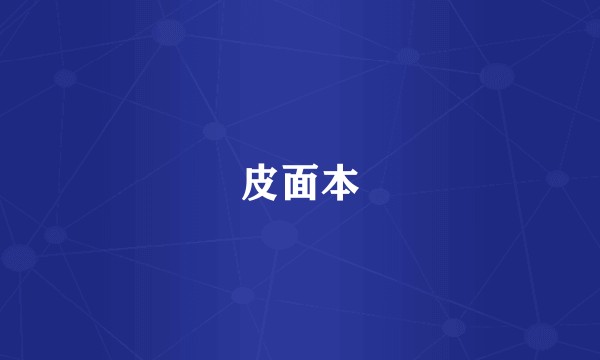 皮面本