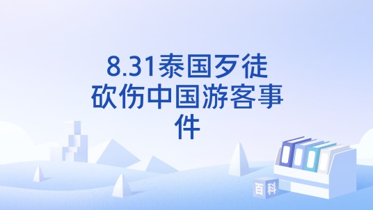 8.31泰国歹徒砍伤中国游客事件