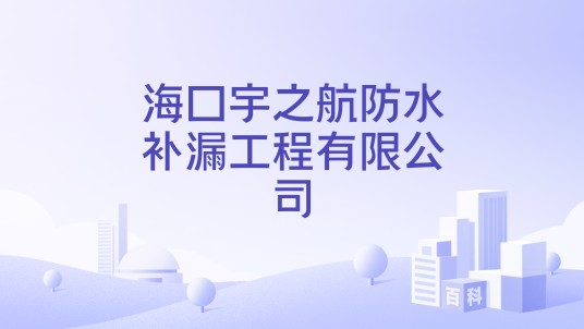 海口宇之航防水补漏工程有限公司