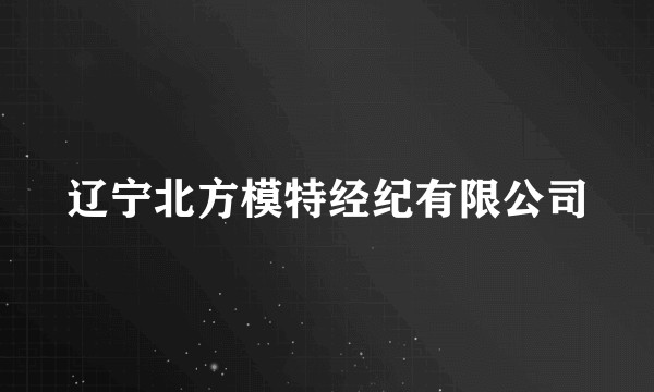 辽宁北方模特经纪有限公司