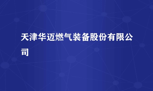 天津华迈燃气装备股份有限公司