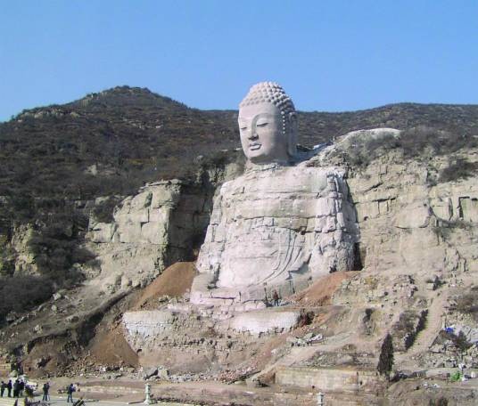 蒙山大佛造型修复