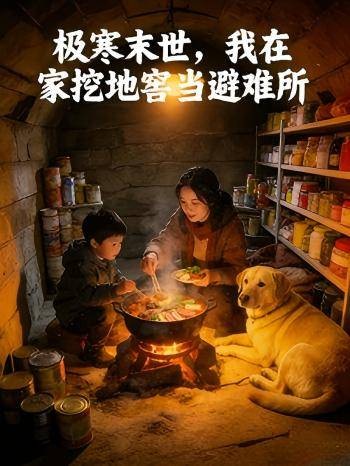 极寒末世，我在家挖地窖当避难所
