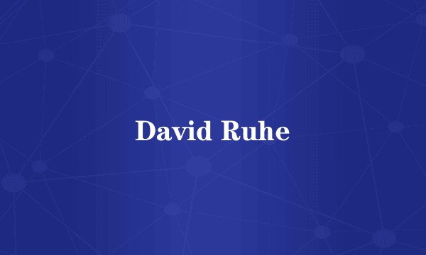 David Ruhe