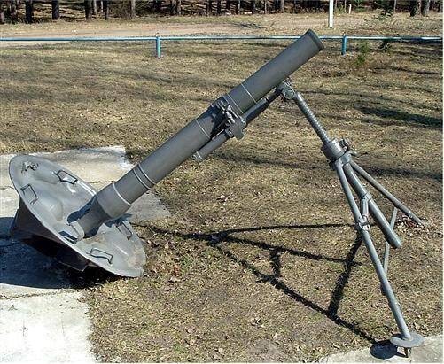 T62式107mm迫击炮