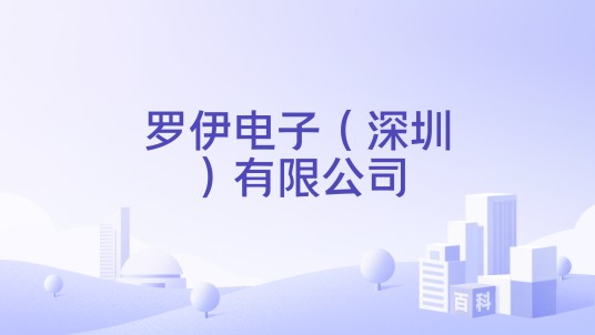 罗伊电子（深圳）有限公司