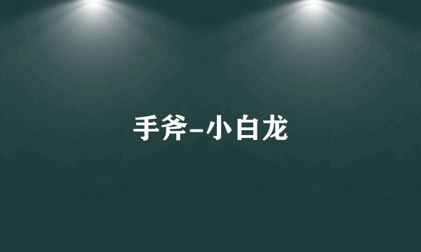 手斧-小白龙