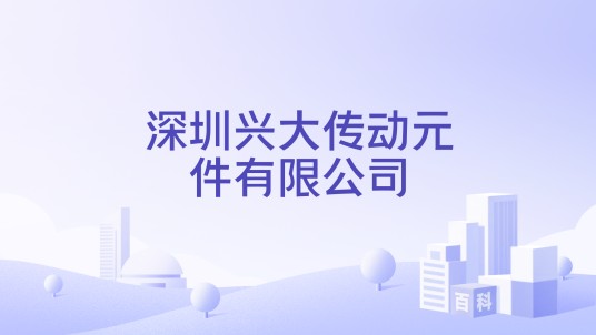 深圳兴大传动元件有限公司