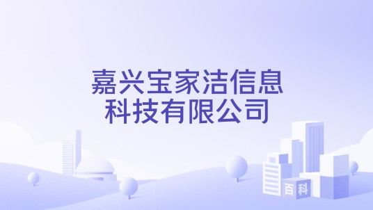 嘉兴宝家洁信息科技有限公司