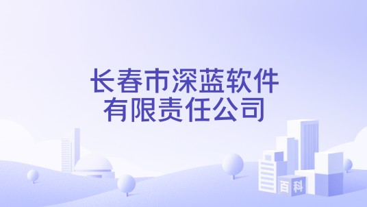 长春市深蓝软件有限责任公司