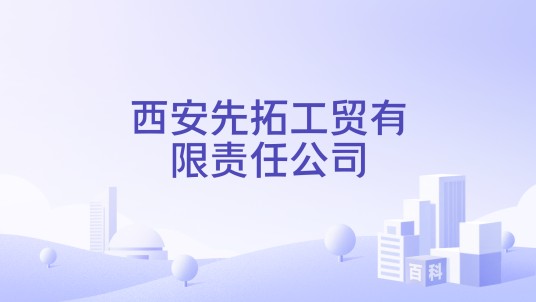 西安先拓工贸有限责任公司