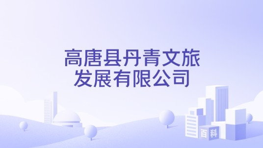 高唐县丹青文旅发展有限公司