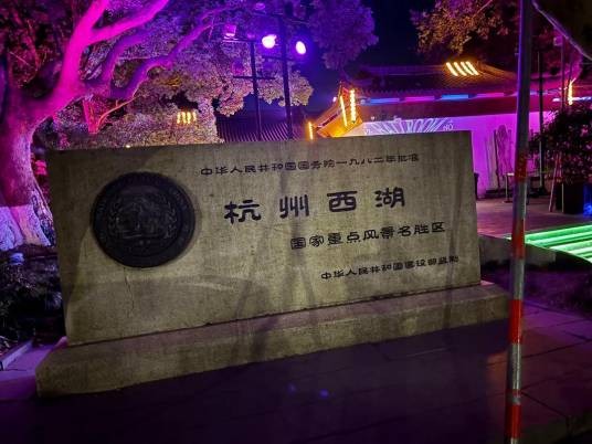 西湖夜游