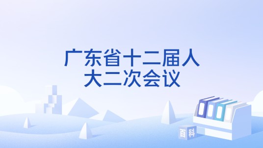 广东省第十二届人民代表大会第二次会议