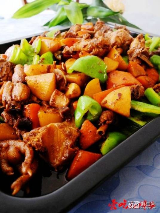 香炒三黄鸡