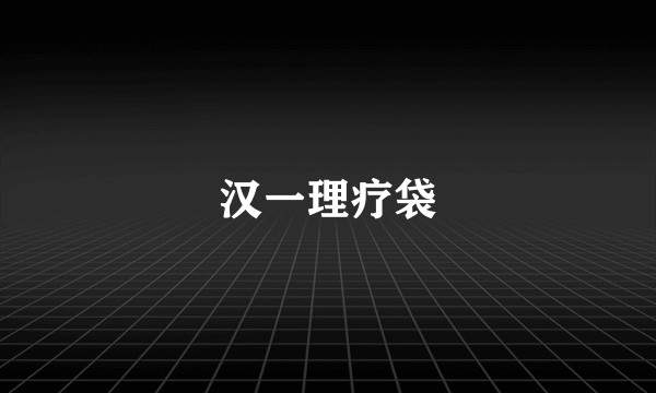 汉一理疗袋