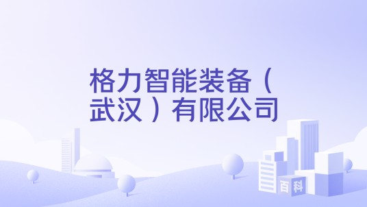 格力智能装备（武汉）有限公司