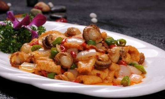 油爆鲜贝