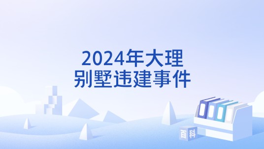 2024年大理别墅违建事件