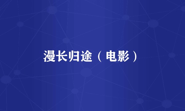 漫长归途（电影）