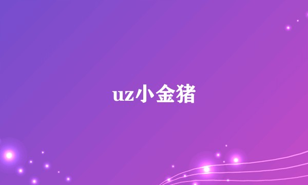 uz小金猪