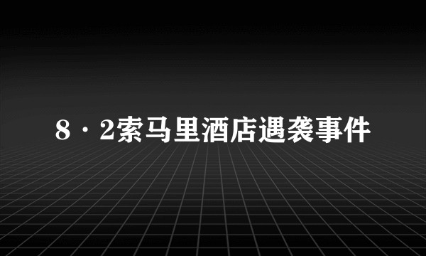 8·2索马里酒店遇袭事件