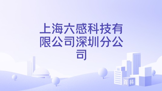 上海六感科技有限公司深圳分公司