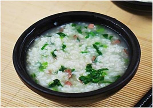菠菜瘦肉粥