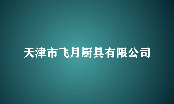 天津市飞月厨具有限公司