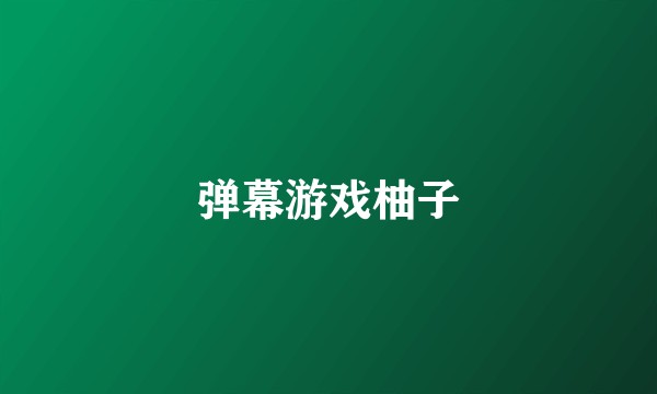 弹幕游戏柚子