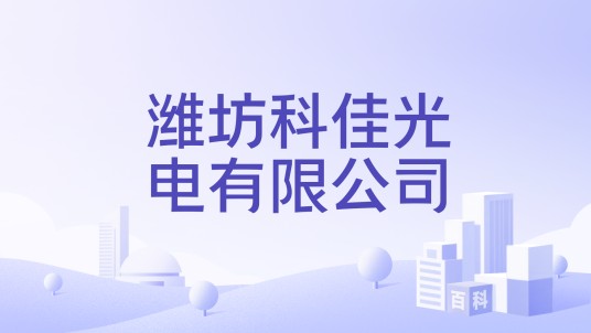 潍坊科佳光电有限公司