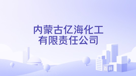 内蒙古亿海化工有限责任公司