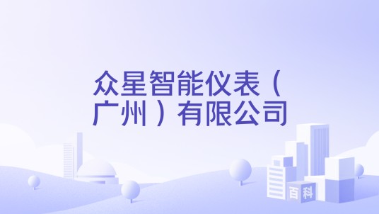 众星智能仪表（广州）有限公司