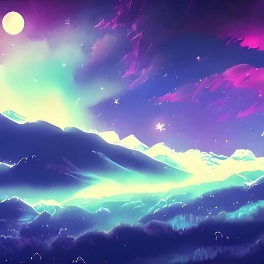 夜空中最亮
