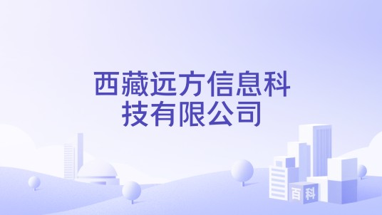 西藏远方信息科技有限公司