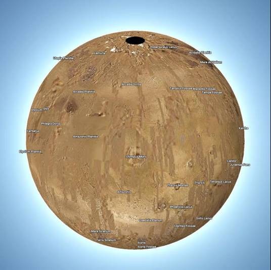 火星地图